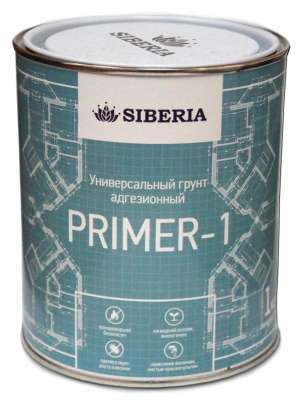 Siberia Primer-1 Адгезионный грунт для сложных поверхностей купить в Минске