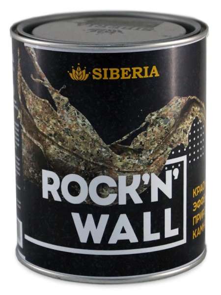 Купить в Минске: Краска с эффектом камня Siberia Rock’n’Wall (мансуровский-гранит)