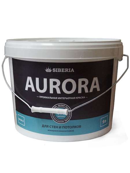 Купить в Минске: Интерьерная краска для стен и потолка Siberia Aurora M