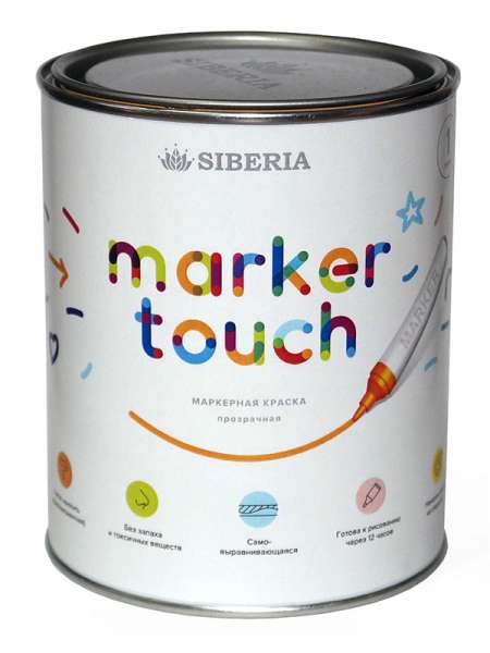 Купить в Минске: Однокомпонентная маркерная краска Siberia Marker Touch (7м²/0.5л)
